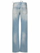 THE ATTICO - Denim Straight Jeans W/ Ring Detail
