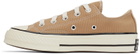 Converse Tan Chuck 70 Low-Top Sneakers