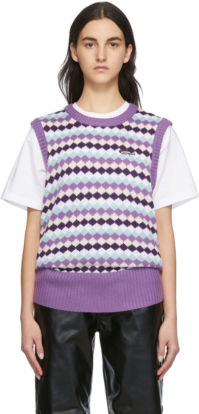 Photo: Noon Goons Purple Kingston Sweater Vest