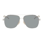 Fendi Silver Aviator Sunglasses