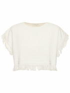 ZIMMERMANN - Alight Cotton Toweling Crop Top