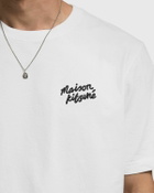 Maison Kitsune HANDWRITING COMFORT TEE White Mens Shortsleefe