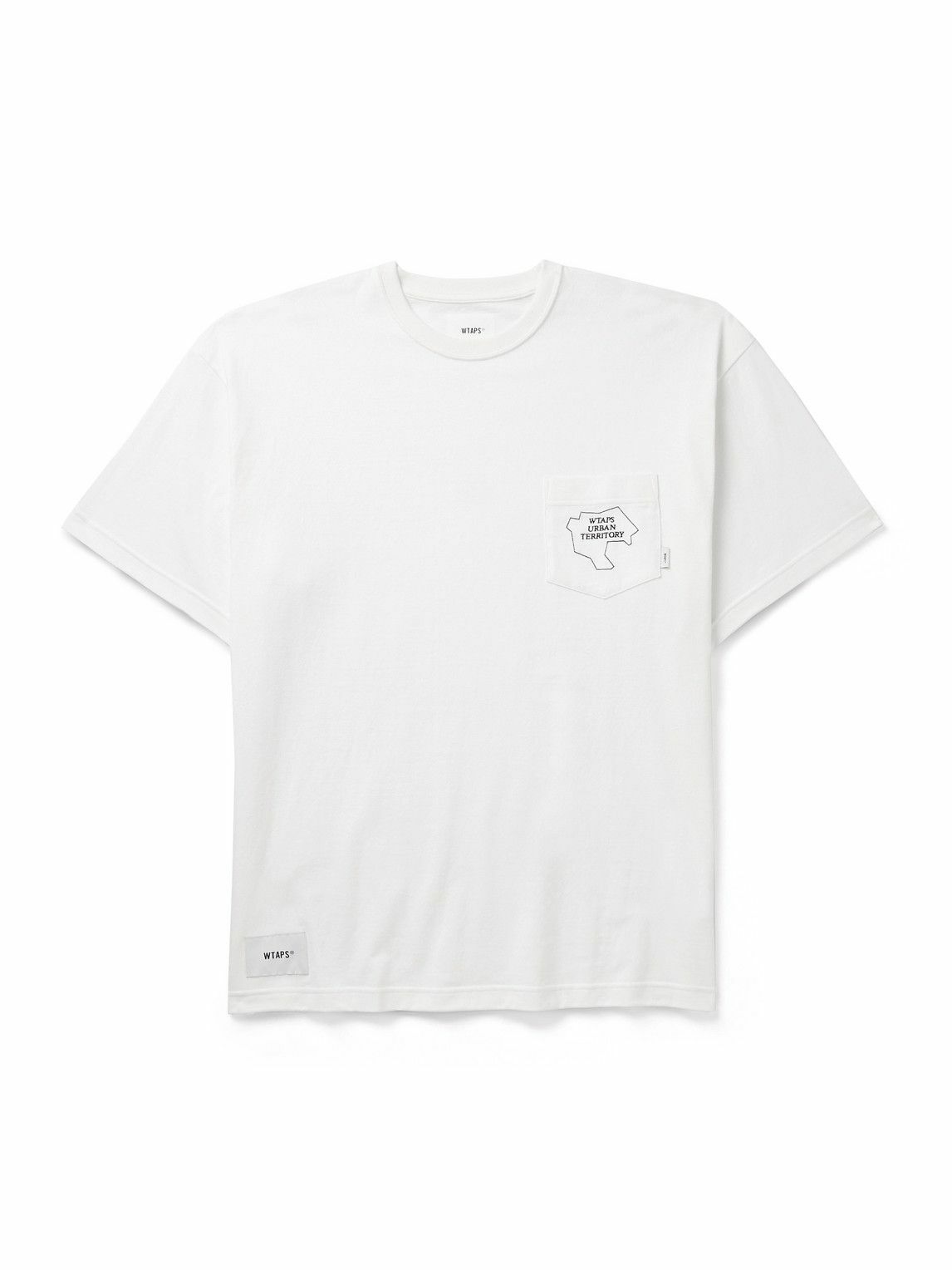 WTAPS ホワイト Tシャツ X02 WTAPS Men's 21 Classic Logo T-Shirt in White WTAPS