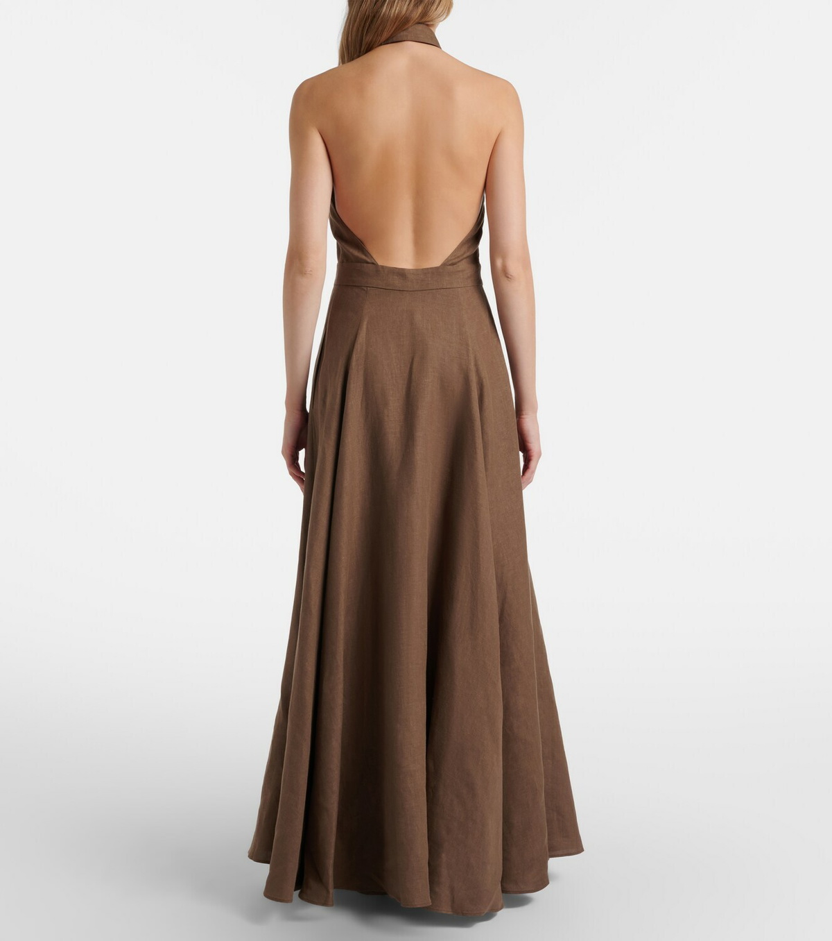 Ralph Lauren Collection Eldred linen maxi dress
