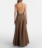 Ralph Lauren Collection Eldred linen maxi dress