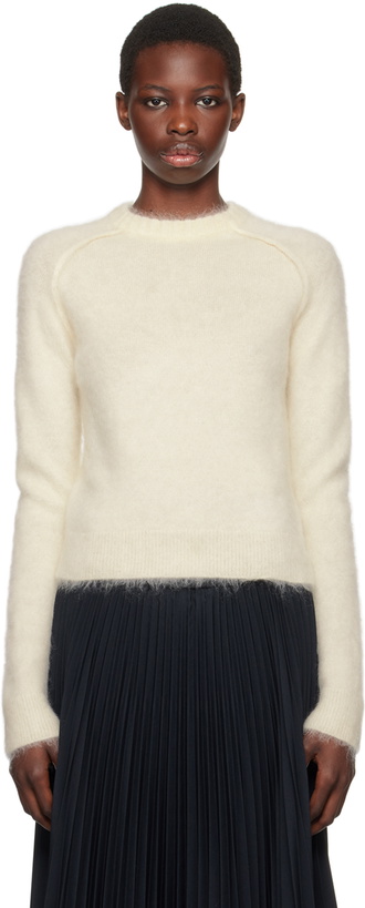 Photo: Jil Sander Off-White Crewneck Sweater