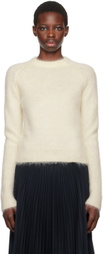 Jil Sander Off-White Crewneck Sweater