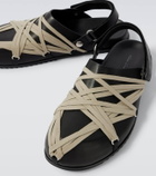 Rick Owens Megalace Mule leather clogs