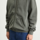Stan Ray Men's Patch Zip Hoodie in Washed Black