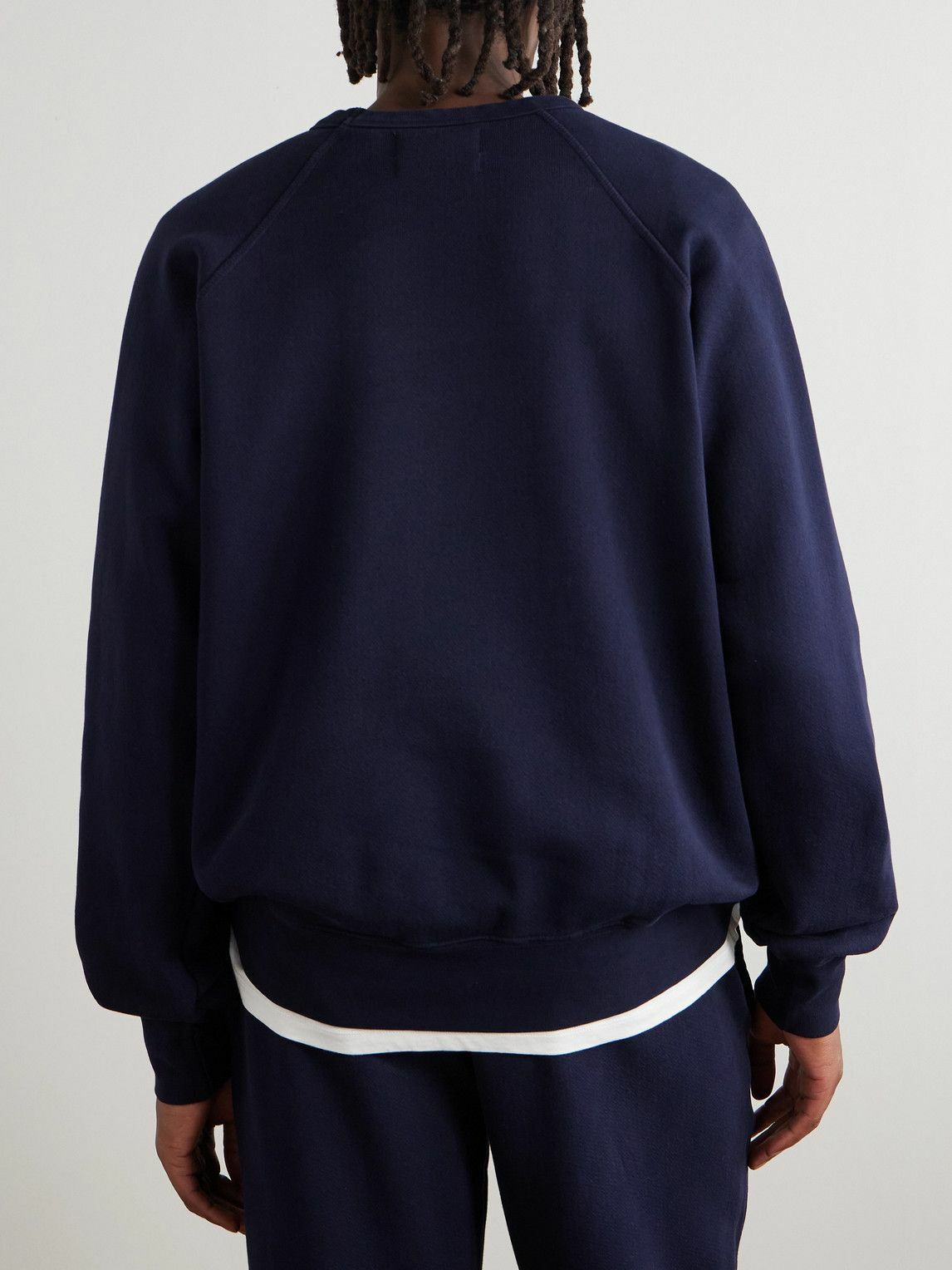 Les Tien - Cotton-Jersey Sweatshirt - Blue