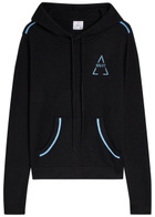 AN-Y1 H Vita Fine-knit Hooded Cashmere Jumper Black