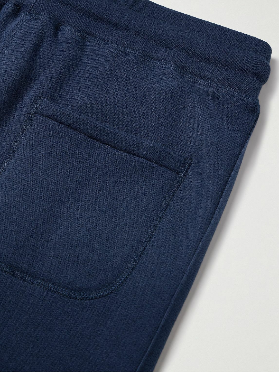 Kingsman - Tapered Cotton and Cashmere-Blend Jersey Sweatpants - Blue