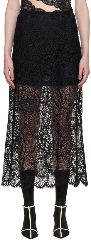 Photo: Beaufille SSENSE Exclusive Black Dion Midi Skirt