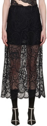 Beaufille SSENSE Exclusive Black Dion Midi Skirt