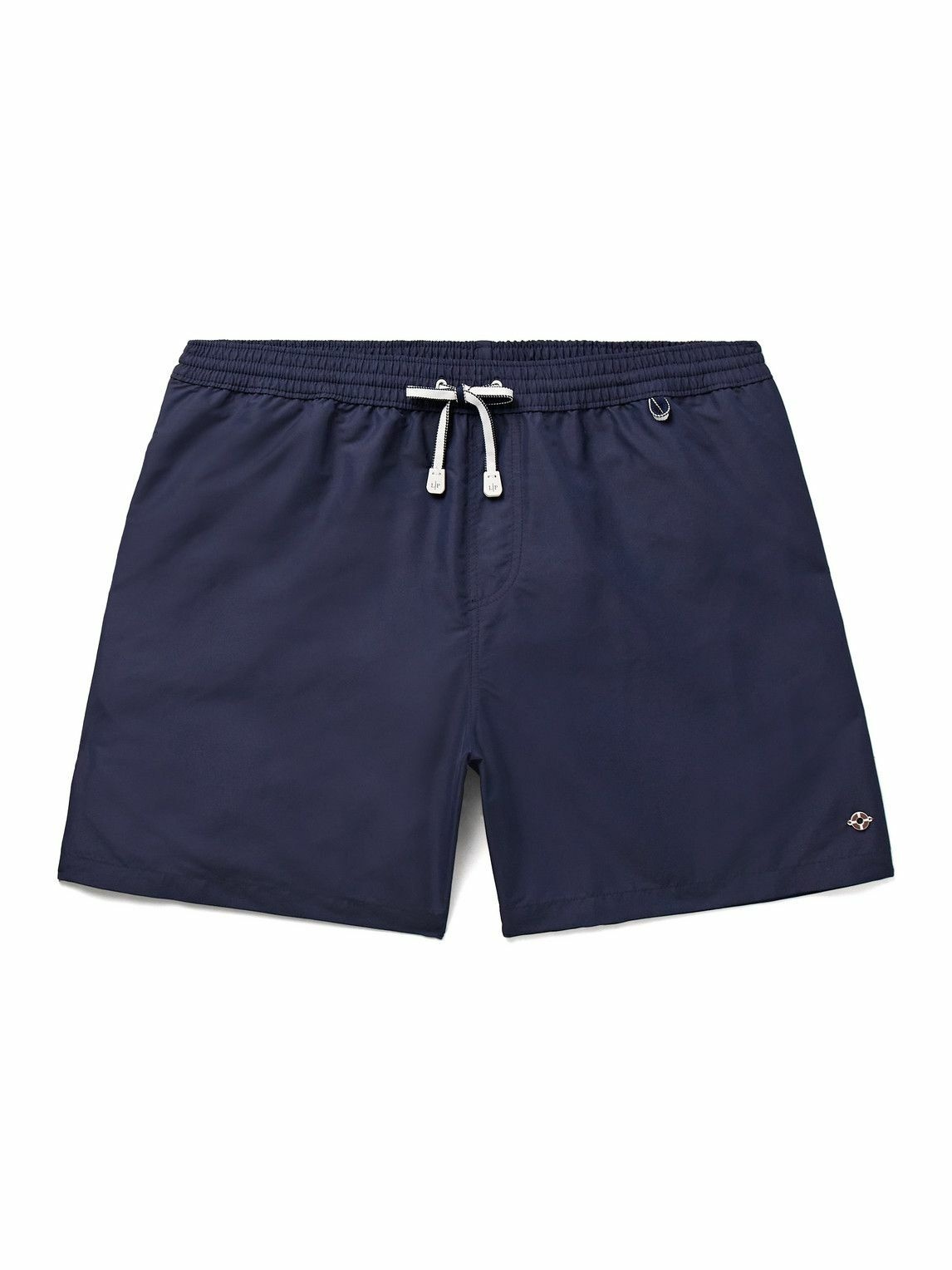 Photo: Loro Piana - Bay Straight-Leg Mid-Length Swim Shorts - Blue