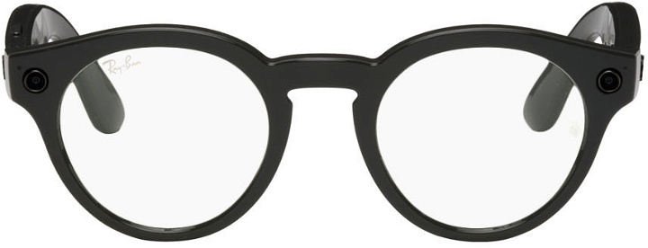 Photo: Ray-Ban Grey Transitions Round Stories Smart Sunglasses