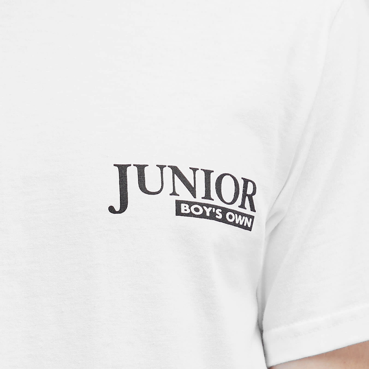 Boys Own Men's Classic Junior Logo Print T Shirt in White