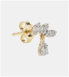 Stone and Strand Muse Drop 10kt gold earrings with diamonds
