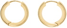 Vitaly Gold Arc Earrings