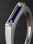 Suzanne Kalan - White Gold, Lapis Lazuli and Diamond Ring - Blue