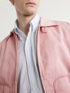 Beams Plus - Button-Down Collar Striped Cotton Shirt - White
