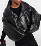 Junya Watanabe Faux leather bomber jacket