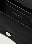 Alexander McQueen - The Knuckle Embellished Leather-Trimmed Shell Messenger Bag