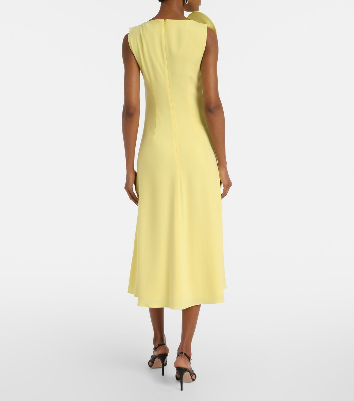 Roland Mouret Floral-appliqué cocktail dress