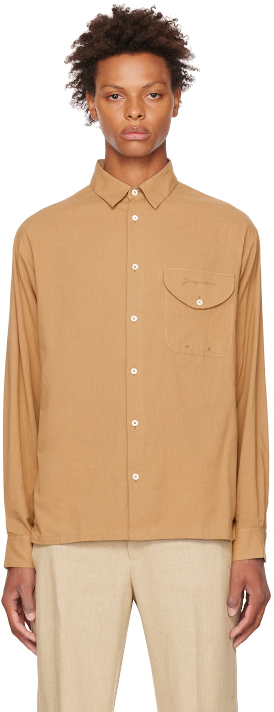 Jacquemus Beige Le Papier 'La Chemise Mazzolu' Shirt Jacquemus