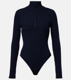 Cordova Butte ribbed-knit wool ski bodysuit