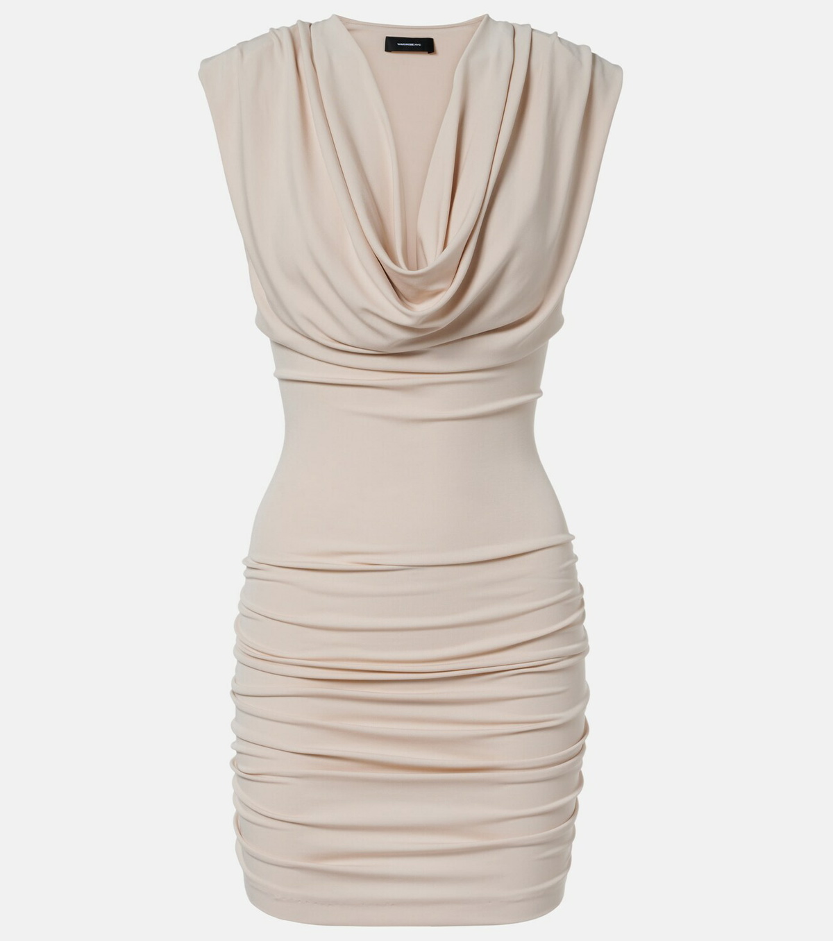 Wardrobe.NYC Draped jersey minidress