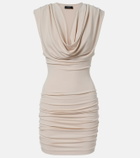 Wardrobe.NYC Draped jersey minidress