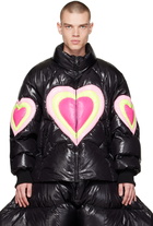 Chen Peng Black Lover's Heart Down Jacket