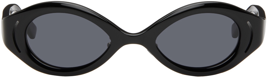 Song for the Mute SSENSE Exclusive Black 'The Goggle' Sunglasses
