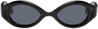 Song for the Mute SSENSE Exclusive Black 'The Goggle' Sunglasses