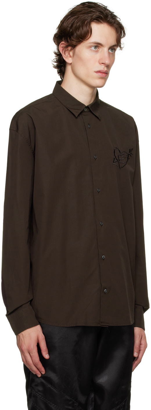 Études Brown Lyrique Graffiti Shirt