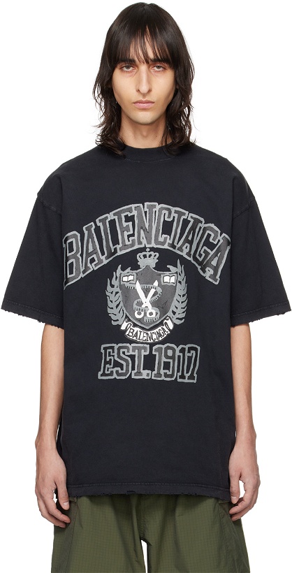 Photo: Balenciaga Black DIY College T-Shirt
