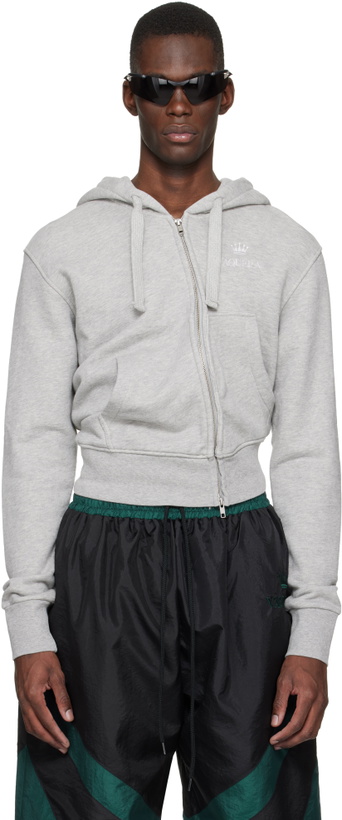 Photo: VAQUERA Gray Twisted Hoodie