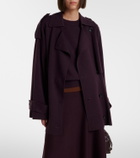 Jardin des Orangers Virgin wool midi skirt