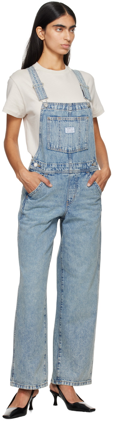 Levi's Blue Vintage Denim Overalls