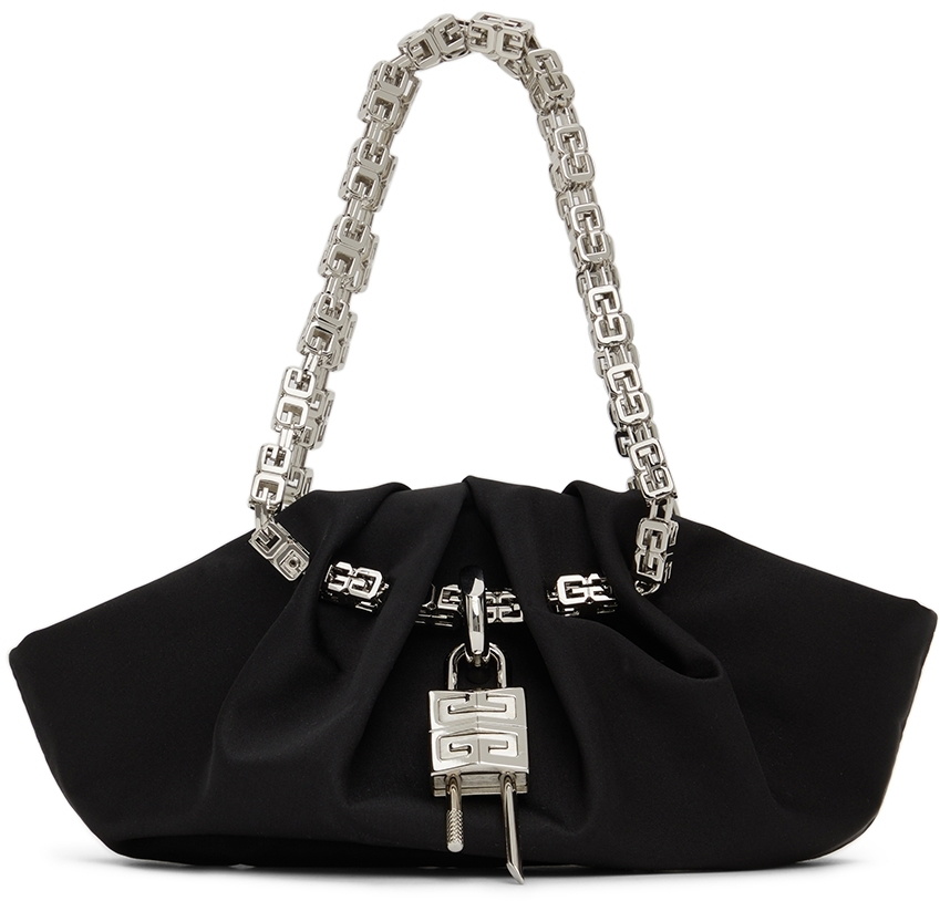 Kenny Mini Silk Shoulder Bag in Black - Givenchy