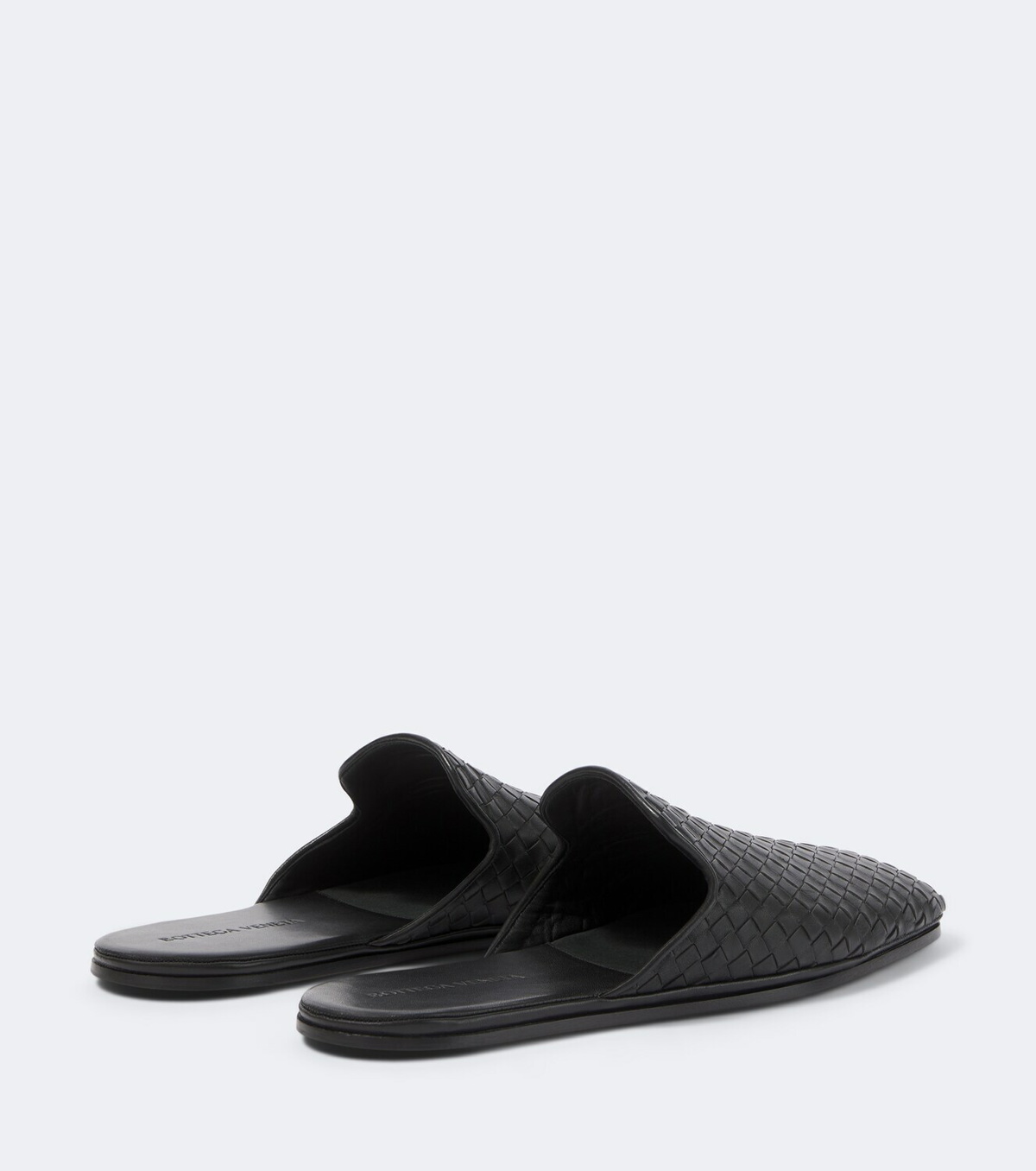 Bottega Veneta Palazzo Intrecciato leather mules