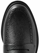 Thom Browne - Pebble-Grain Leather Penny Loafers - Black