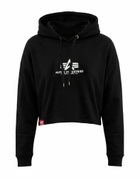 Alpha Industries Womens Sweatshirt in Black
