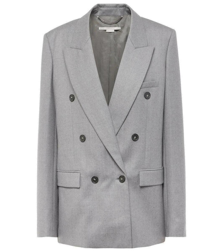 Photo: Stella McCartney Double-breasted wool flannel blazer