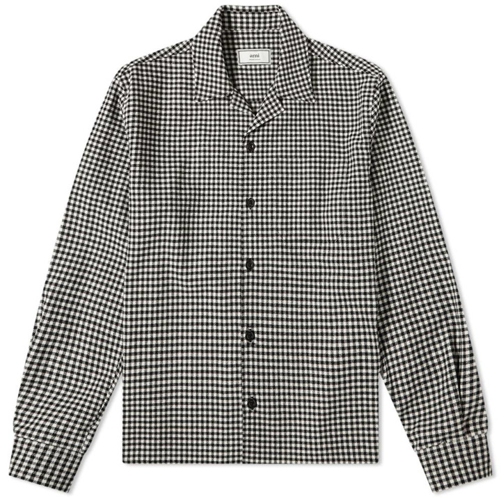 Photo: AMI Checked Wool Overshirt