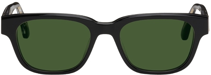 Photo: Lunetterie Générale Black & Green Aesthete Sunglasses