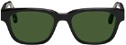 Lunetterie Générale Black & Green Aesthete Sunglasses