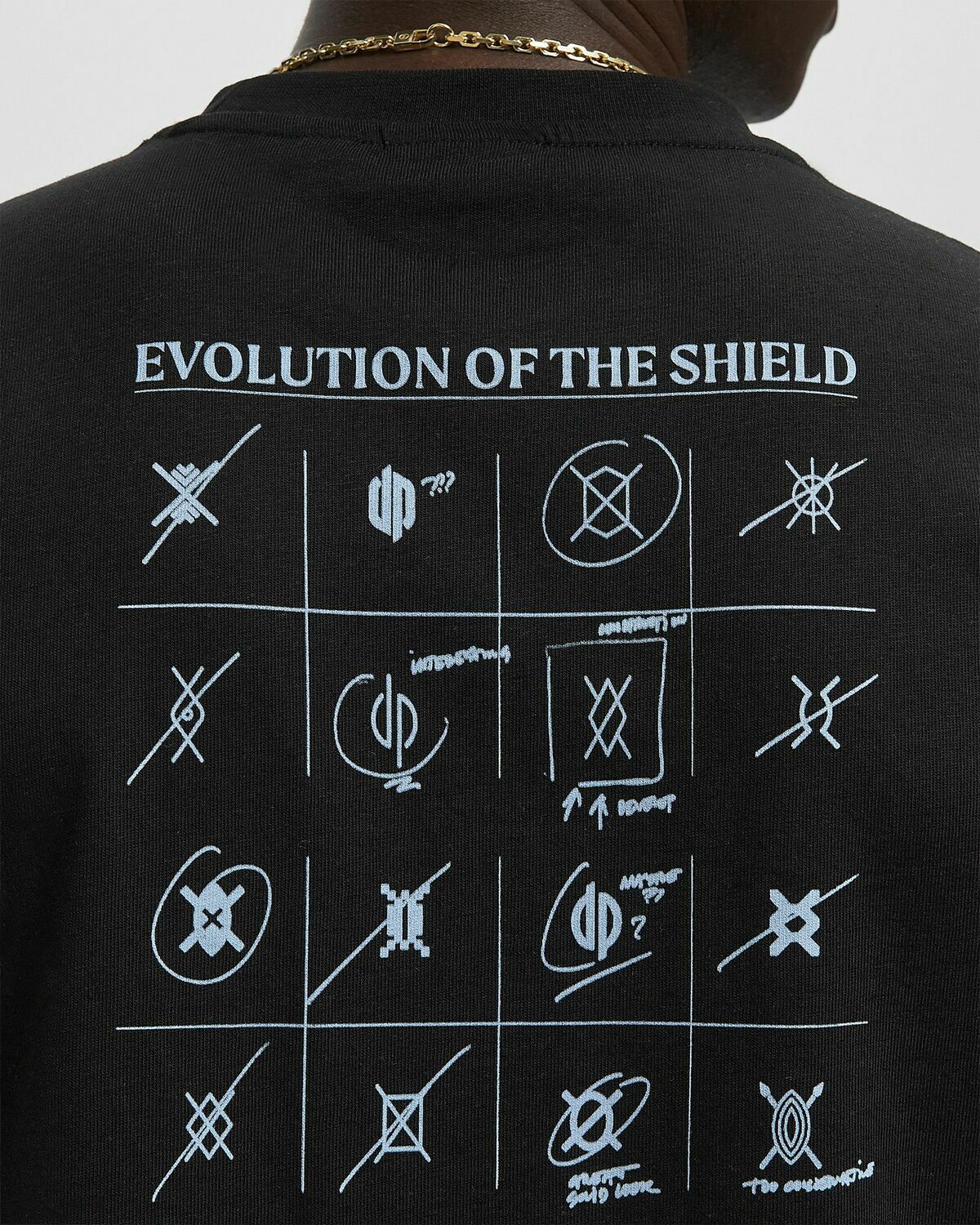 Daily Paper SHIELD EVOLUTION SS TEE Black Mens Shortsleefe