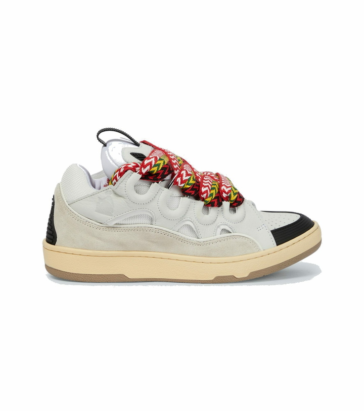 Photo: Lanvin - Leather Curb sneakers